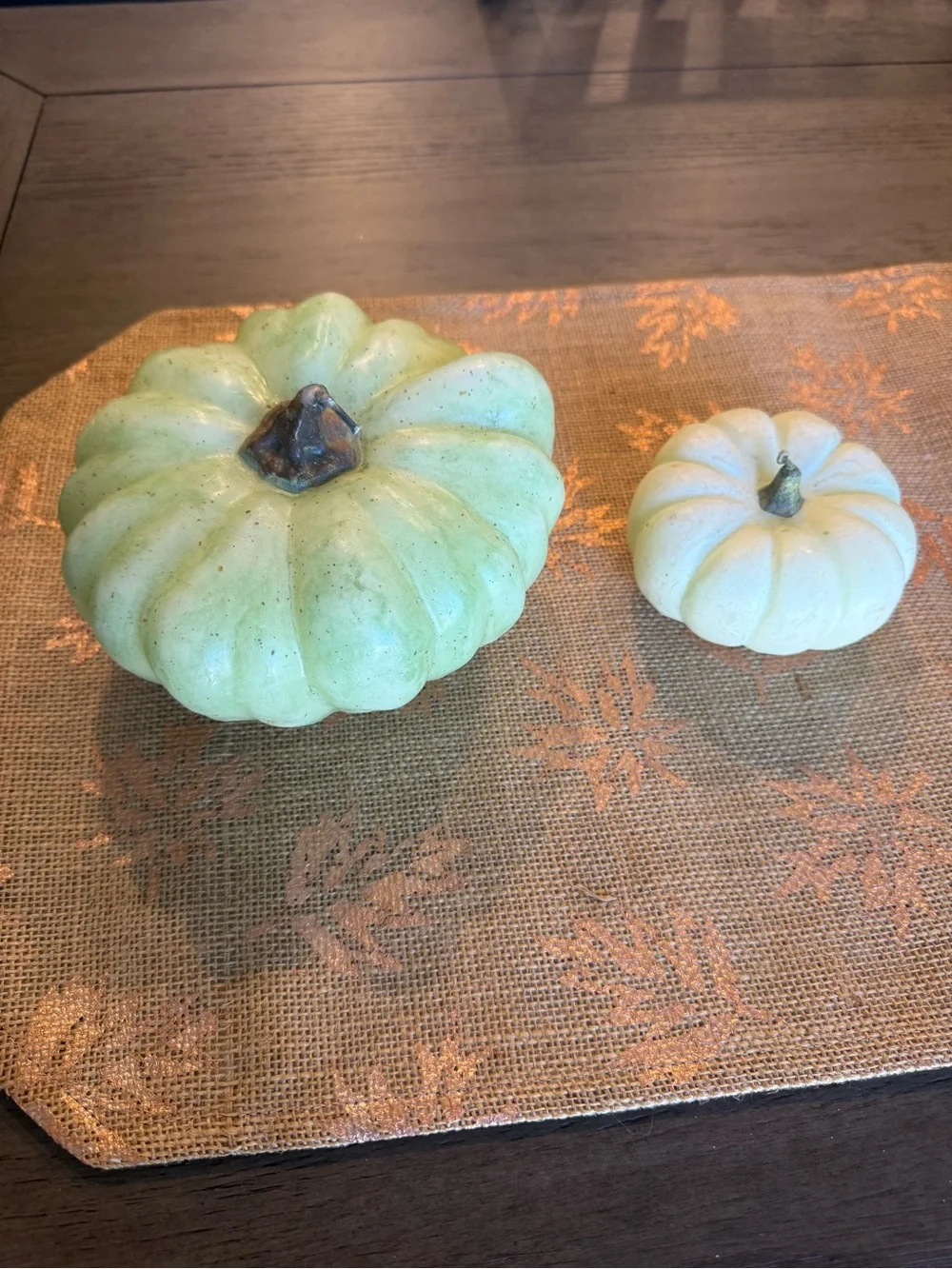 Pottery Barn Candle Gourds- Set of 2